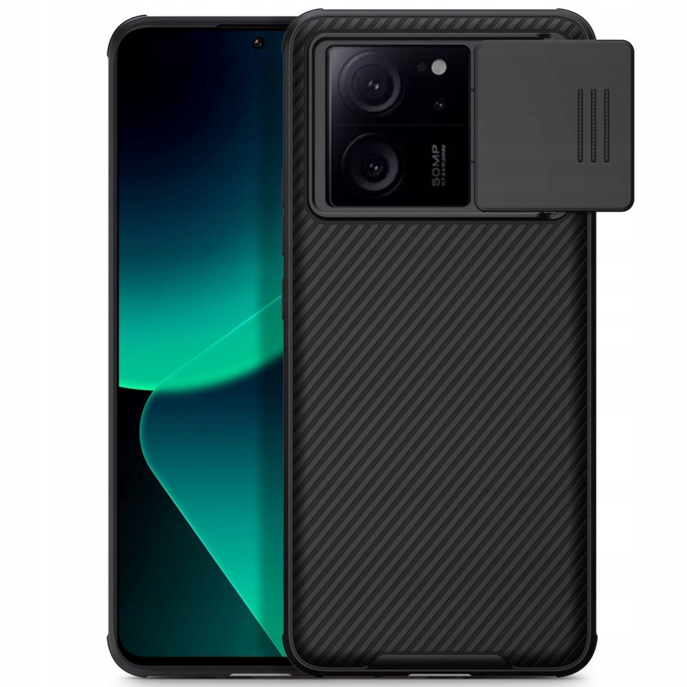 Nillkin CamShield Pro chrbty pre Xioami 13T/13T Pro čierne + tvrdené sklo Blue Star pre Xiaomi 13T 1 ks.